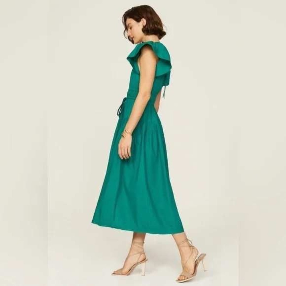 Ulla Johnson Darlene dress in Verdigris Size 4 - Picture 4 of 9